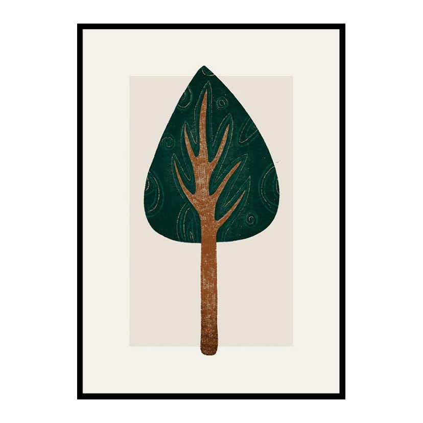 Poster Gallerix Abstract Tree No1