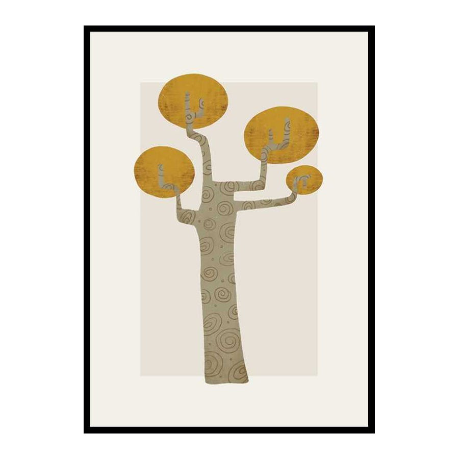 Poster Gallerix Abstract Tree No2