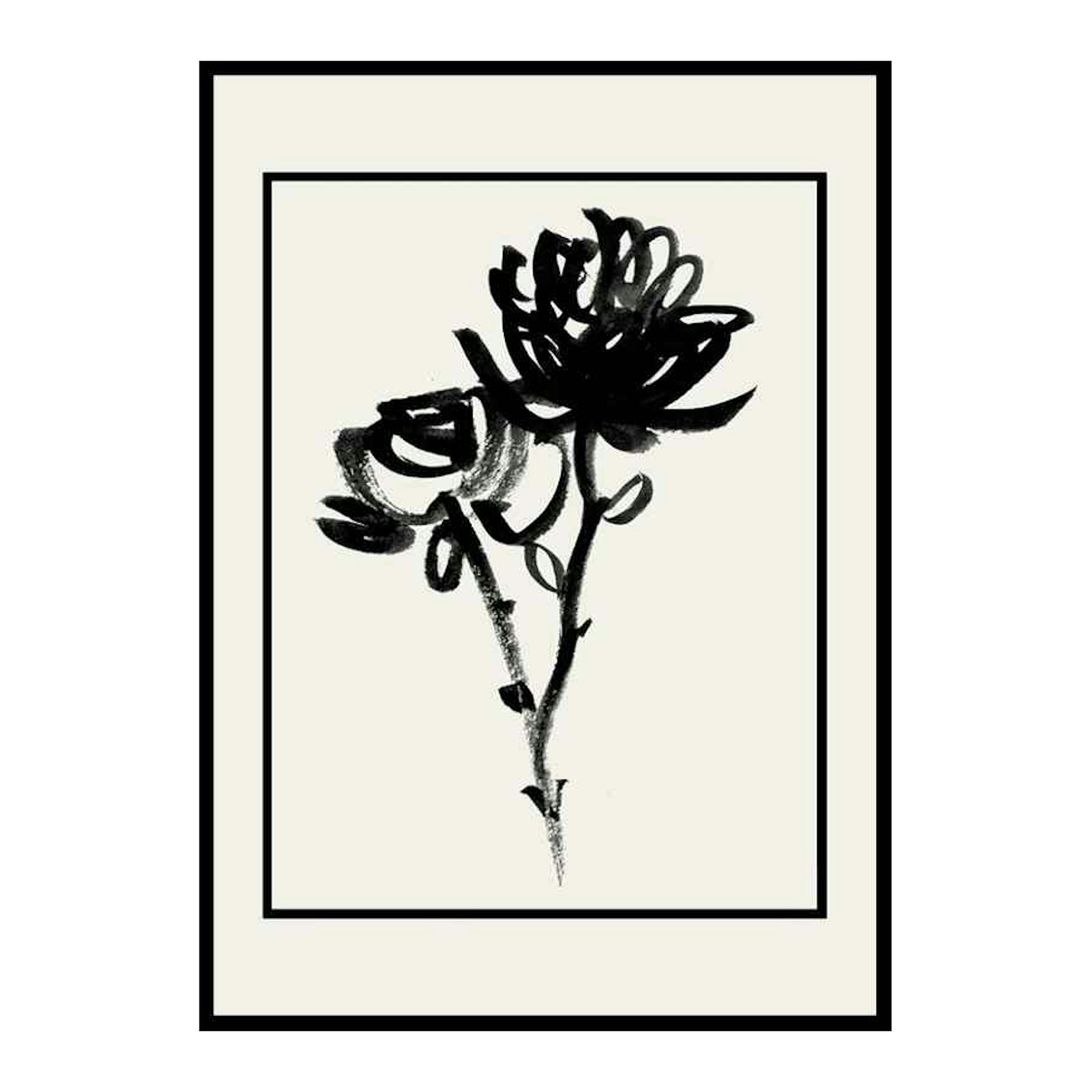 Poster Gallerix Black Flowers