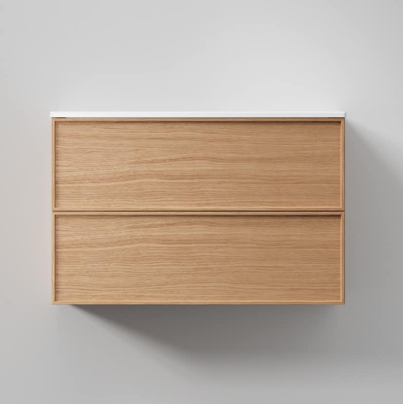 Tvättställsskåp INR Core XS Sense med 2 Lådor