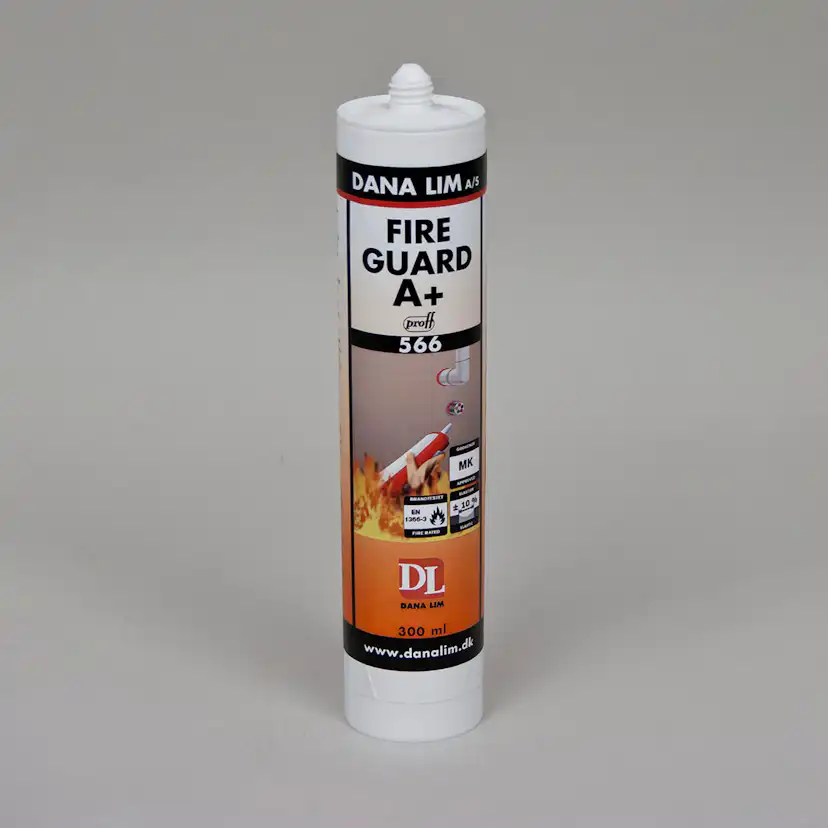 Brandfog Danalim Fireguard A+566 Akryl Vit 300 ml för Fogmassa