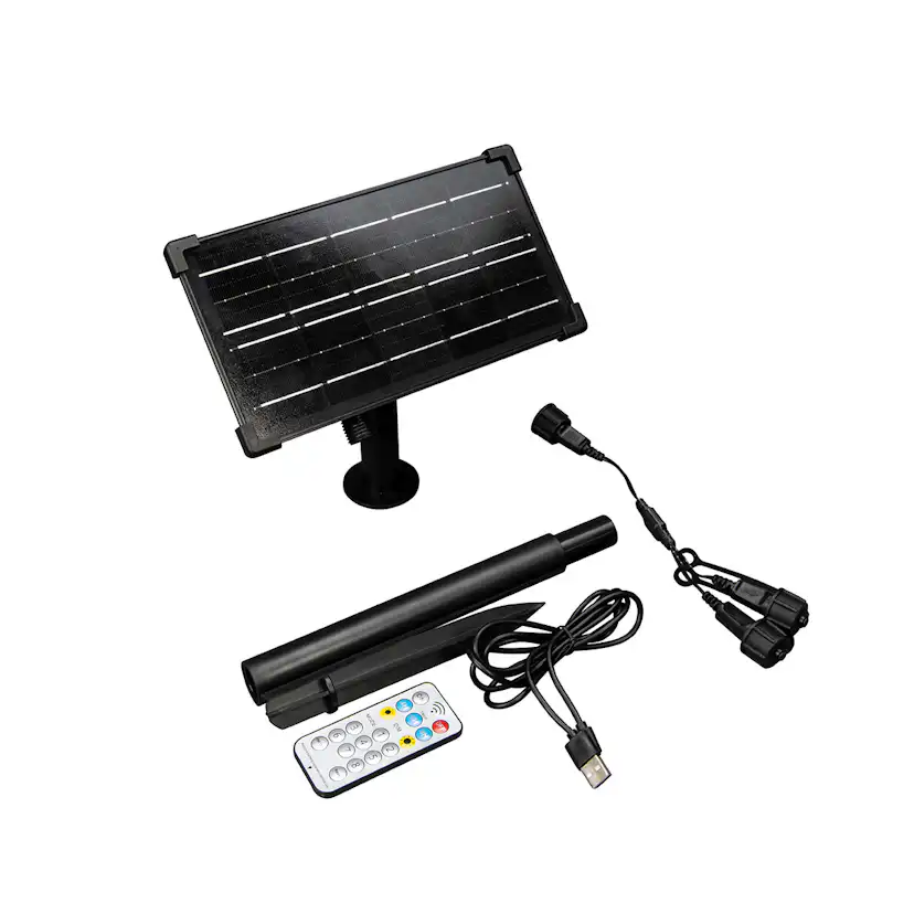 Solpanel Gnosjö Konstsmide Uppladdningsbar M