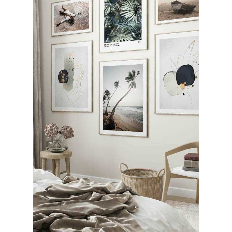 Poster Gallerix Beach Palm Trees