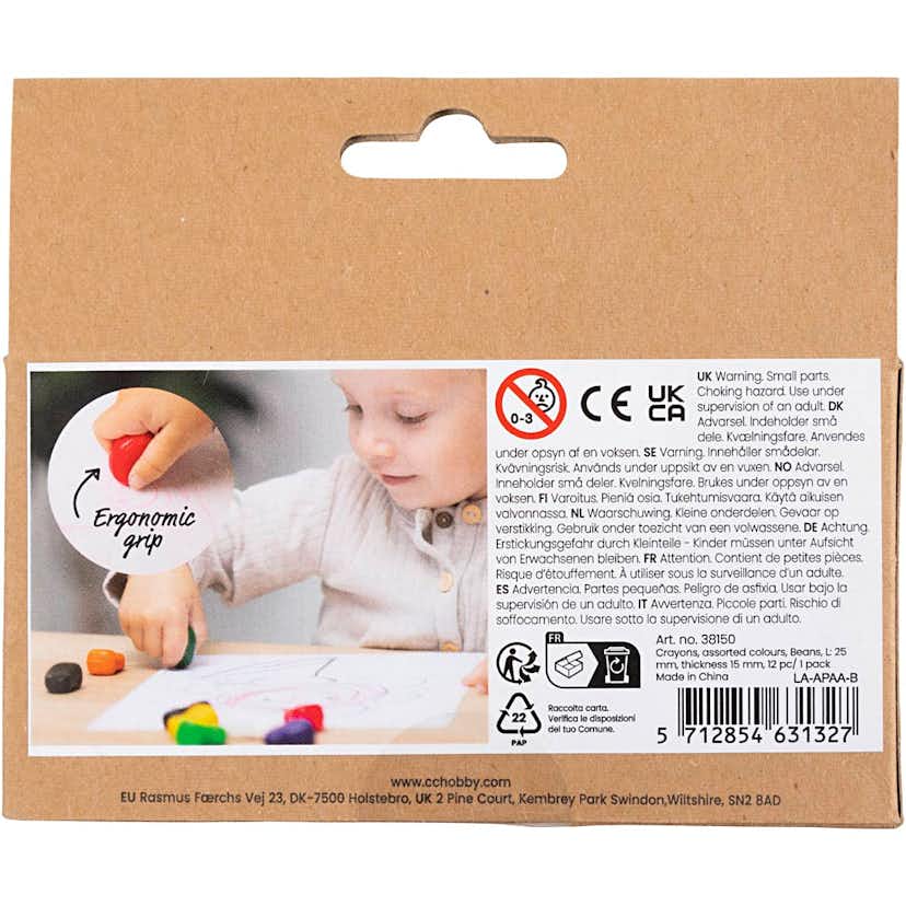 Kritor Creativ Company Mixade färger 12 st