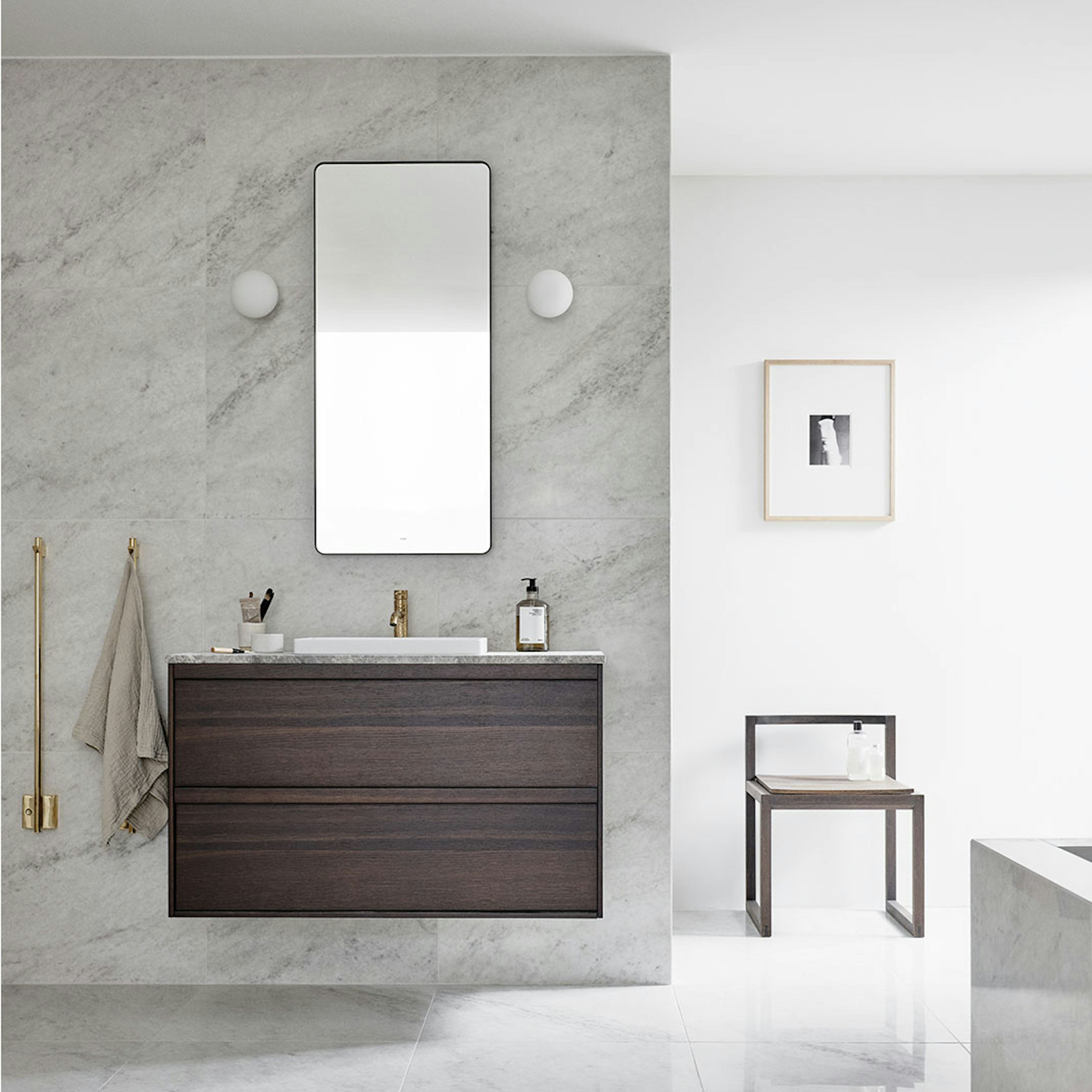 Klinker Bricmate M66 Glanshammar White Honed 60x60 cm