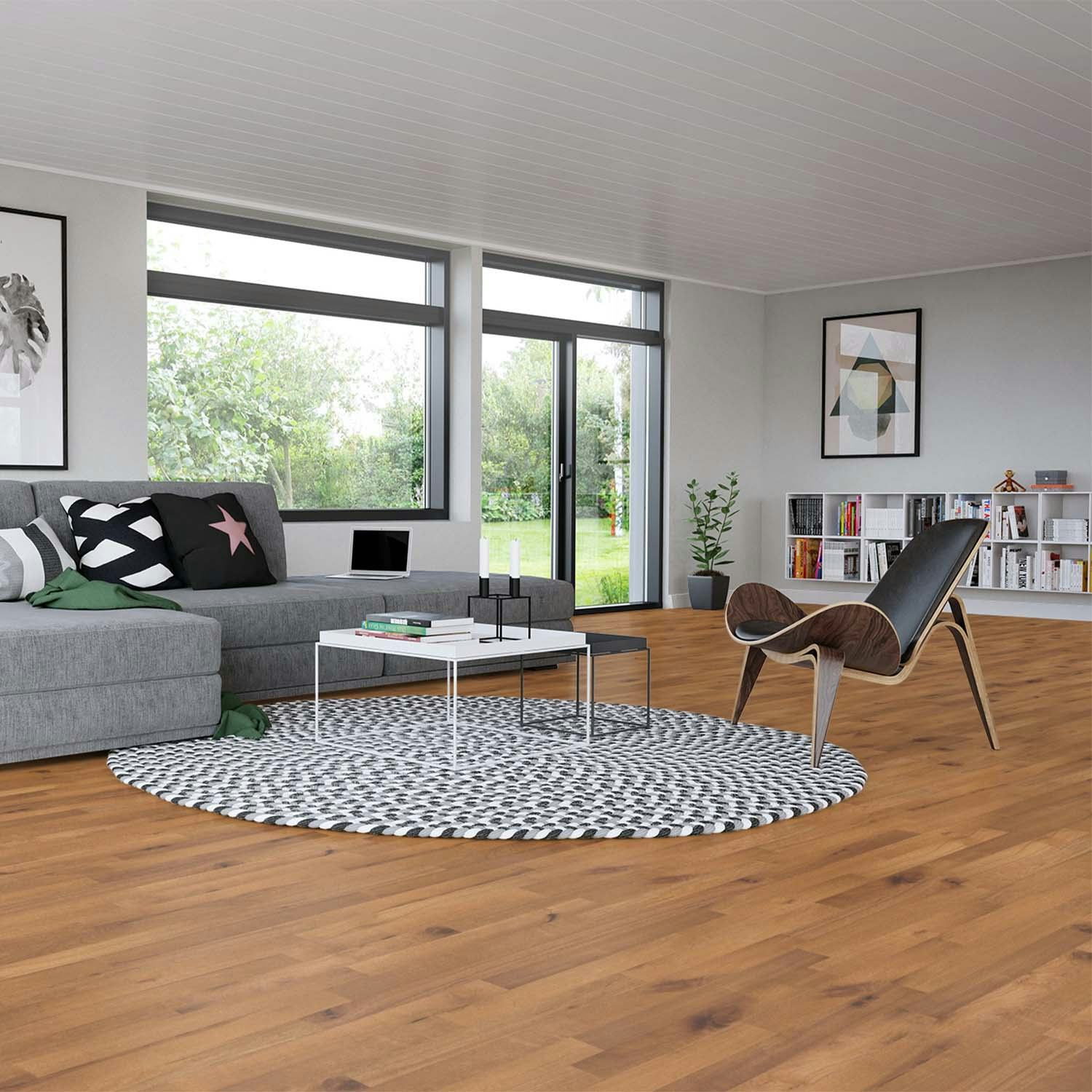 Massivt Trägolv Junckers Bok Sylvaket Harmony Olja 2-Stav