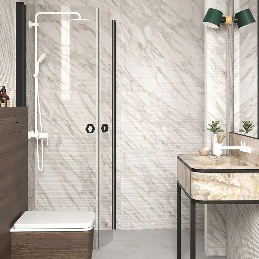 Duschhörn Hietakari Forma 386 Vändbara Dörrar