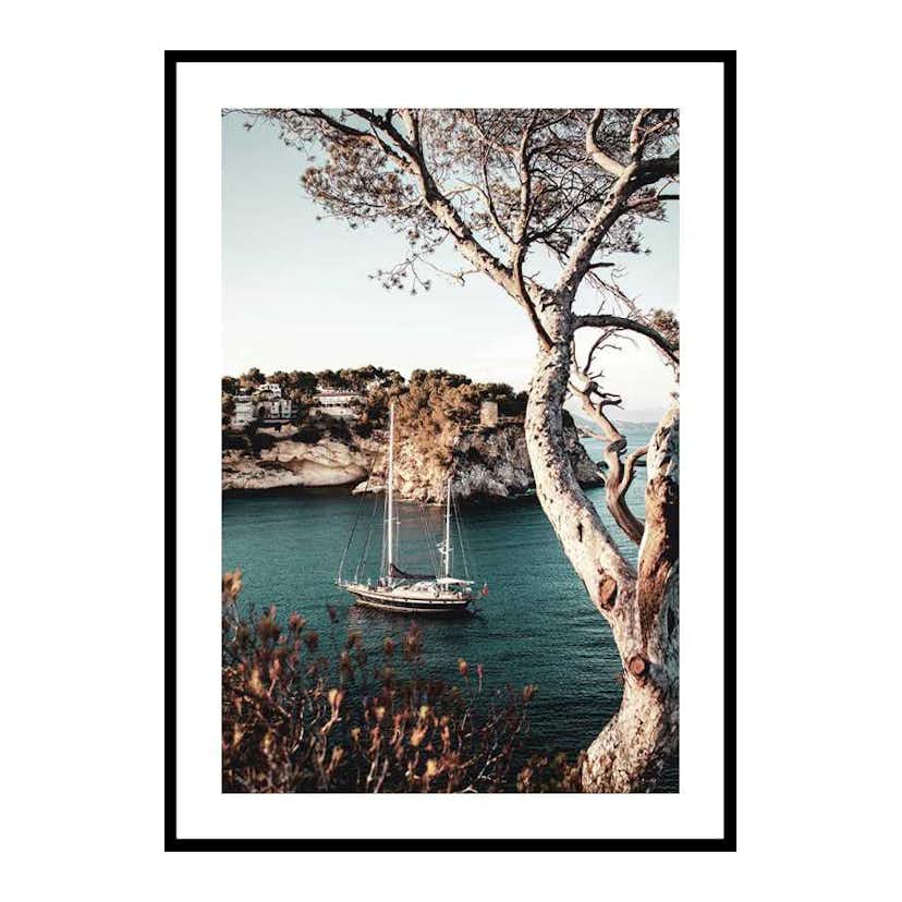 Poster Gallerix Boat In Bay