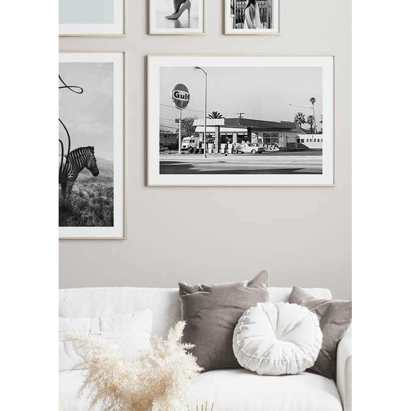 Poster Gallerix Vintage Petrol Station