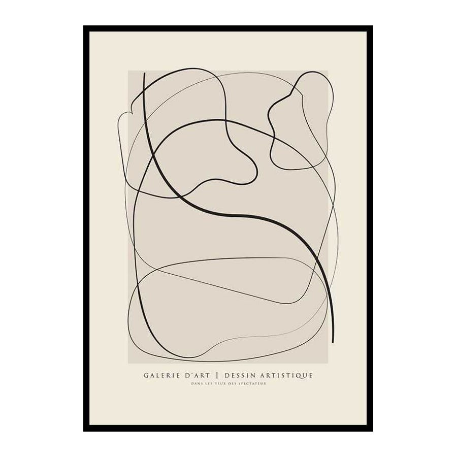 Poster Gallerix Dessin Artistique No1