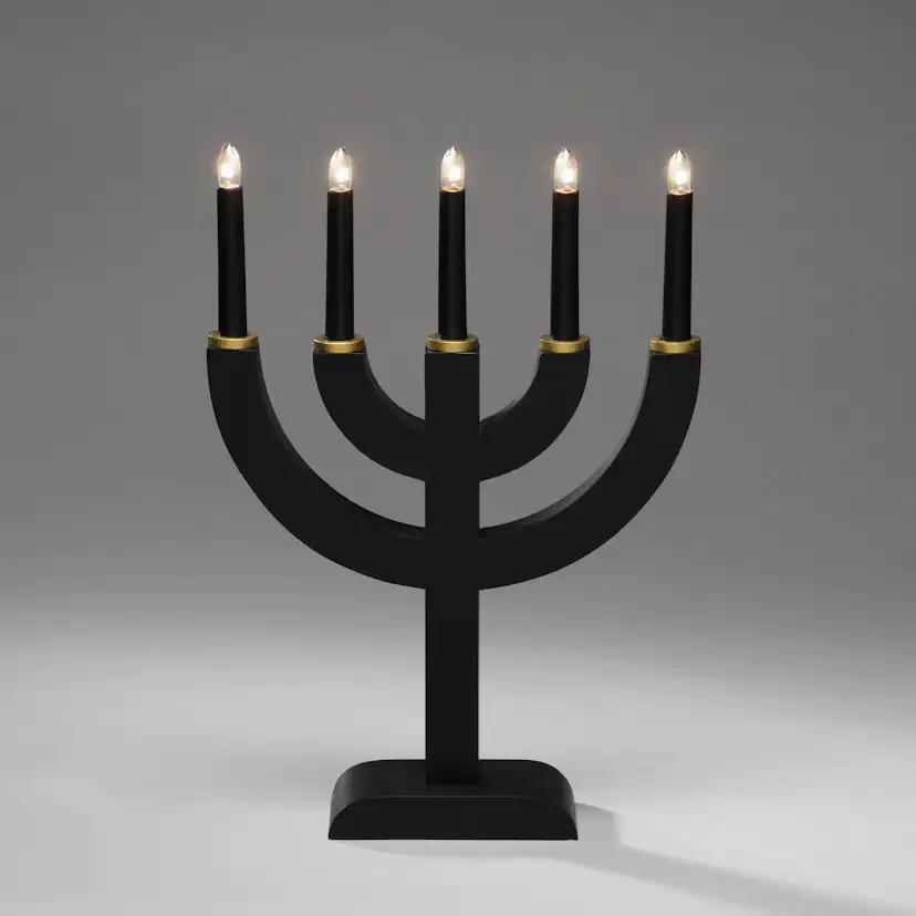 Adventsljusstake Gnosjö Konstsmide 5 Ljus Trä