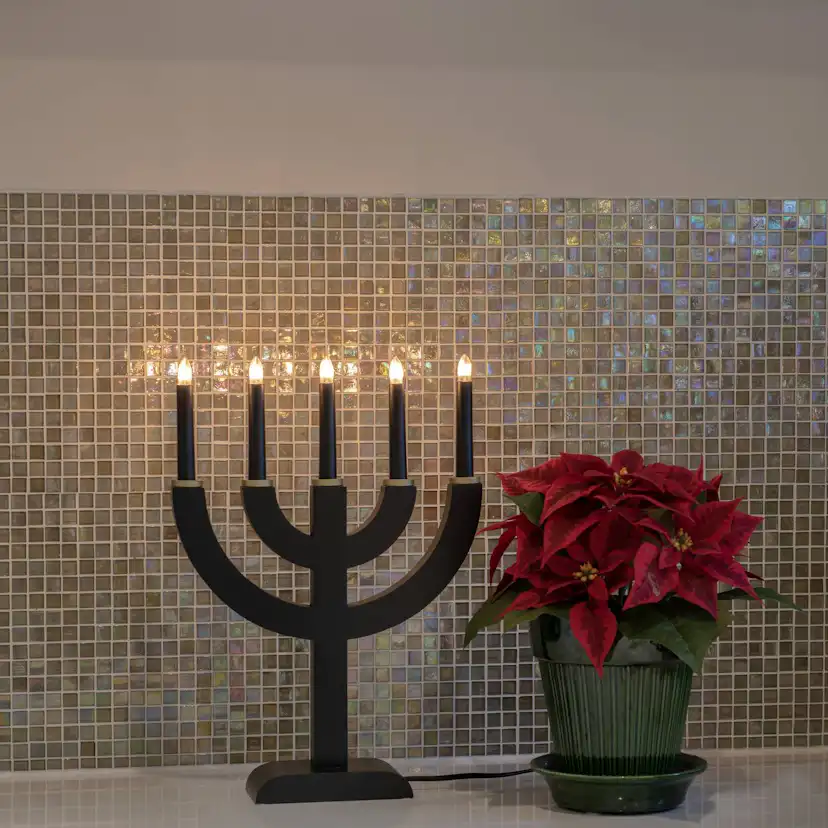 Adventsljusstake Gnosjö Konstsmide 5 Ljus Trä