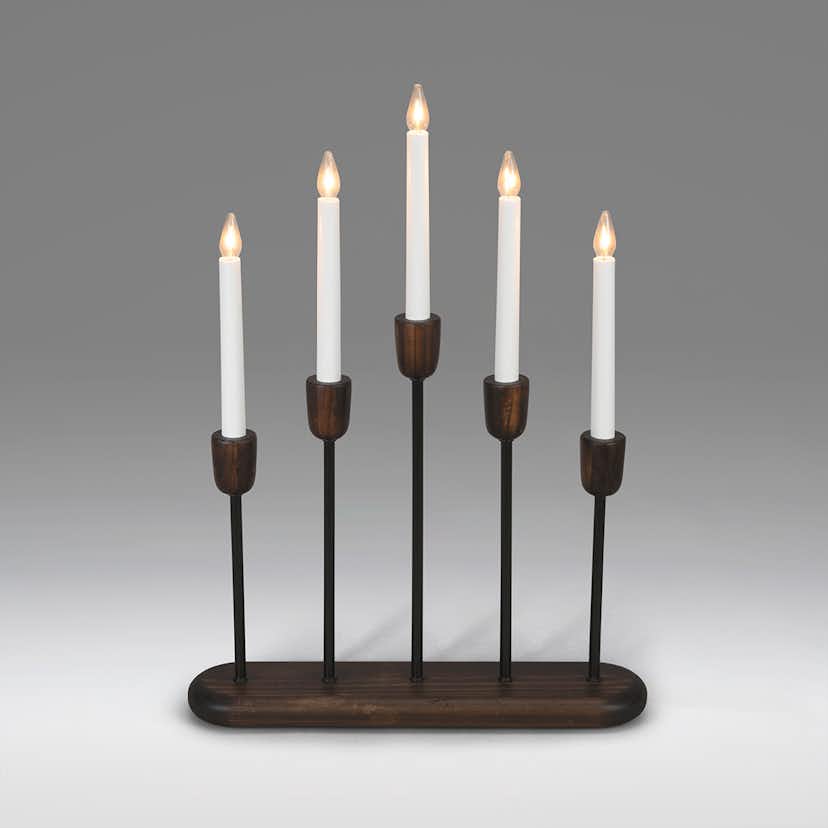 Adventsljusstake Gnosjö Konstsmide 5 LED