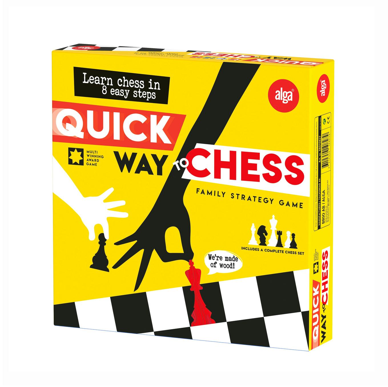 Brädspel Alga Den Snabba Vägen till Schack - Roliga Klassiska Spel