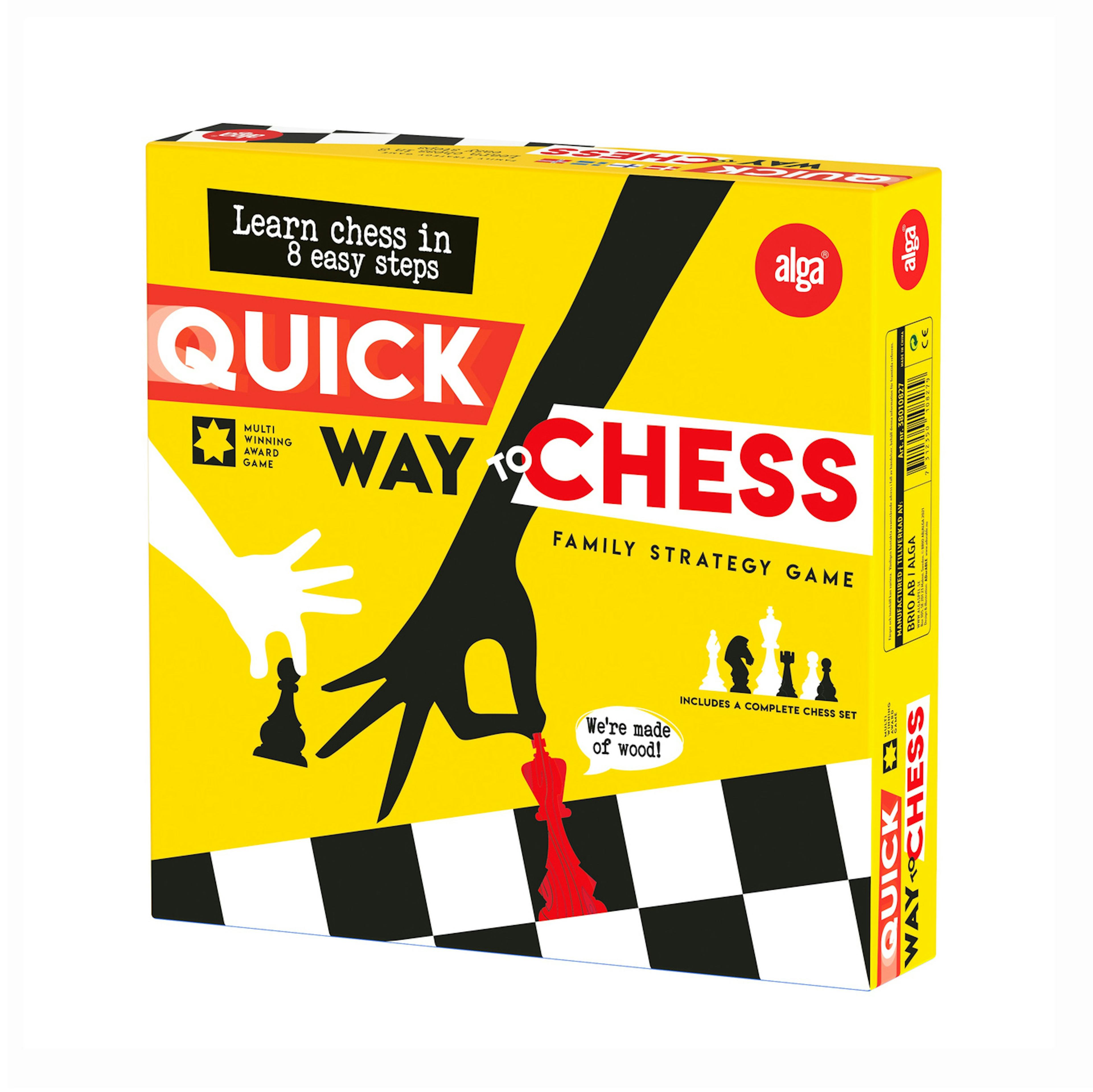 Brädspel Alga Den Snabba Vägen till Schack - Roliga Klassiska Spel
