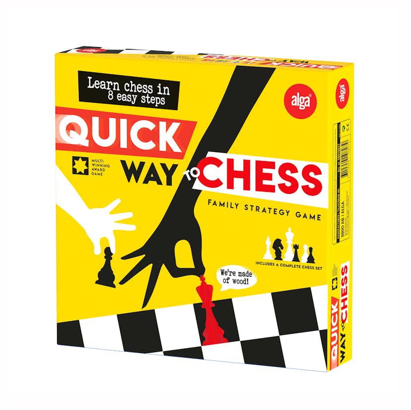 Brädspel Alga Den Snabba Vägen till Schack - Roliga Klassiska Spel