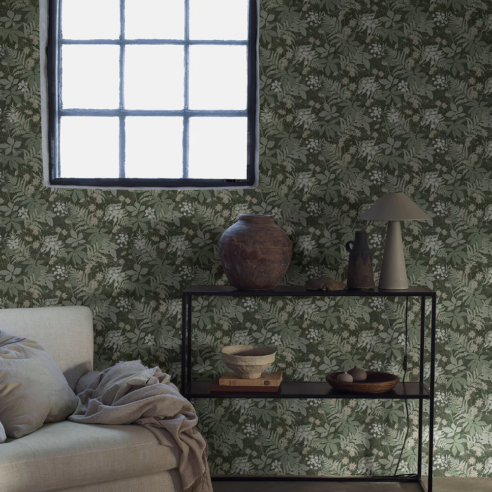 Tapet Boråstapeter Essens 3950 EasyUp, Mönstrad Grön