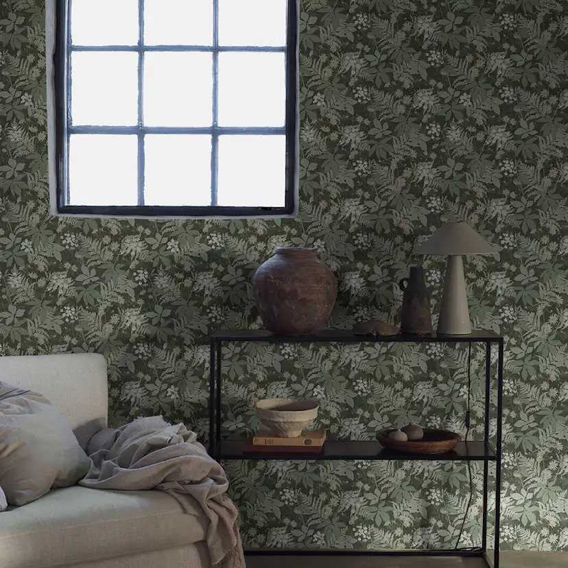 Tapet Boråstapeter Essens 3950 EasyUp, Mönstrad Grön