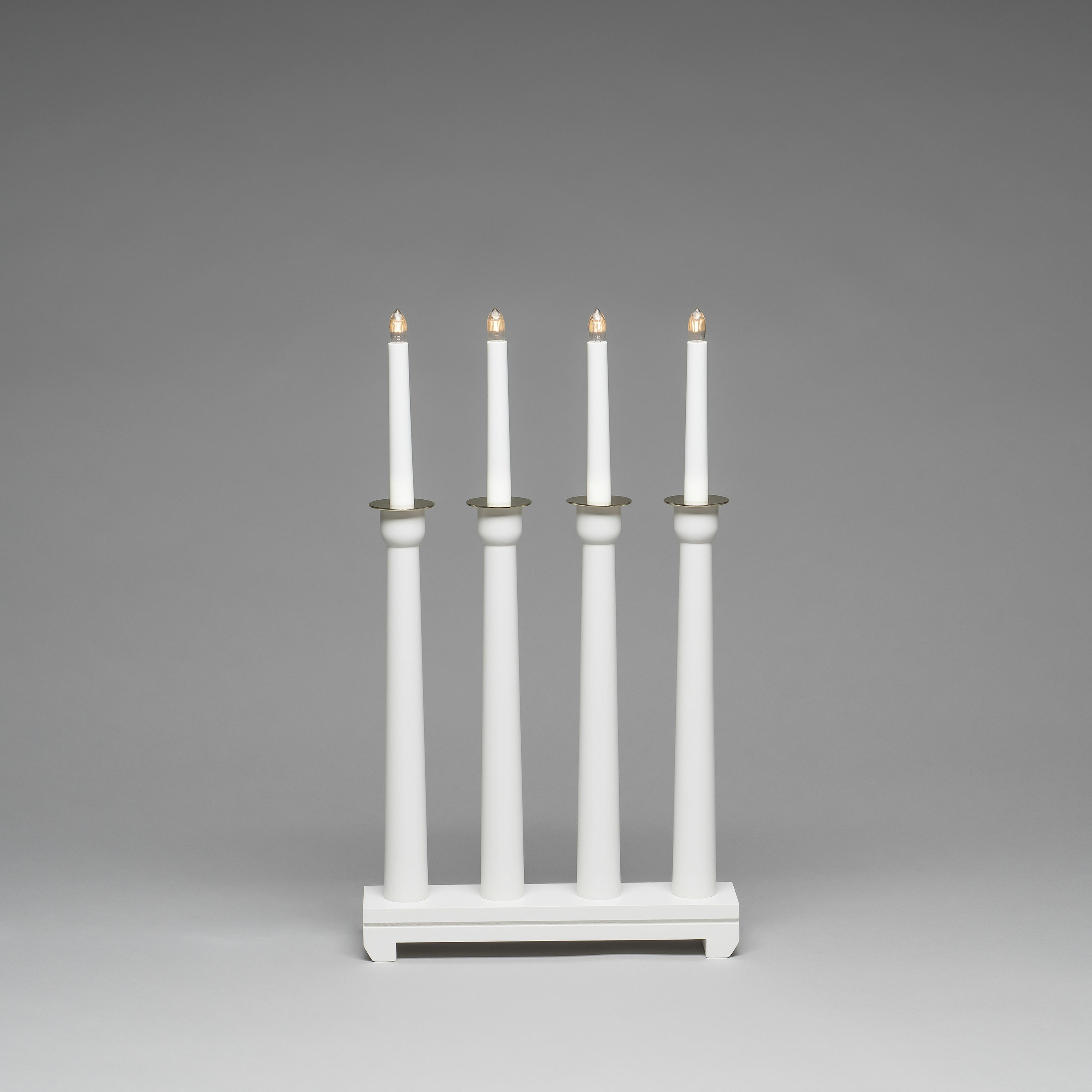 Adventsljusstake Gnosjö Konstsmide 4L Trä Klassisk