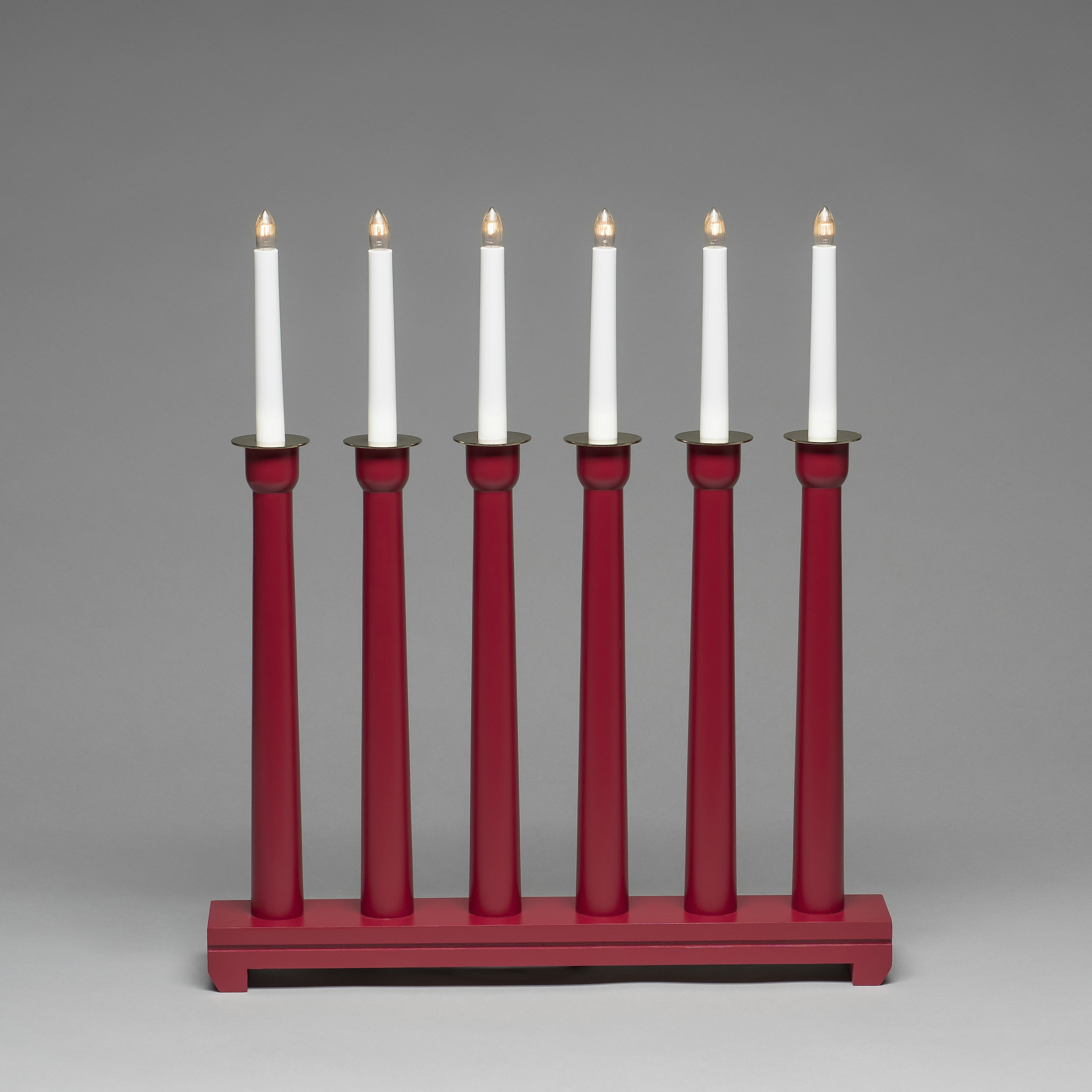 Adventsljusstake Gnosjö Konstsmide 6L Trä