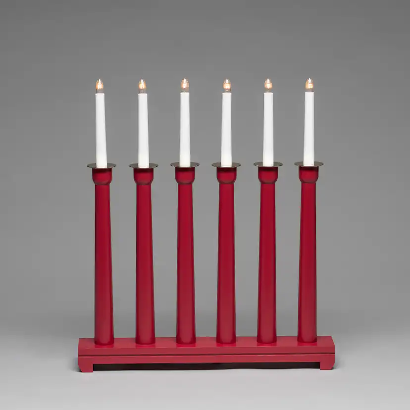 Adventsljusstake Gnosjö Konstsmide 6L Trä