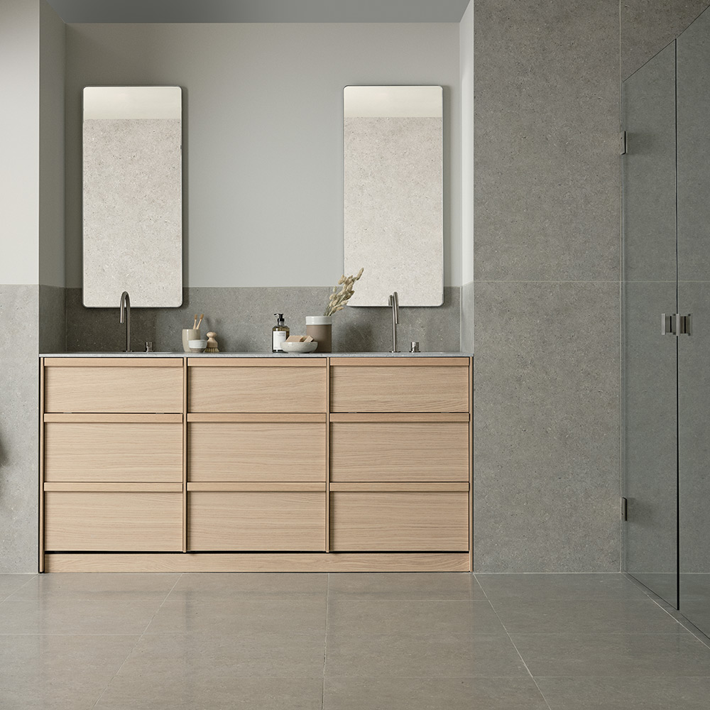 Klinker Bricmate J1515 J Stone Select Light Grey Honed 15x15 cm