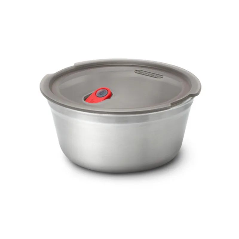 Matlåda Black+Blum Steel Bowl Large Grå/Röd
