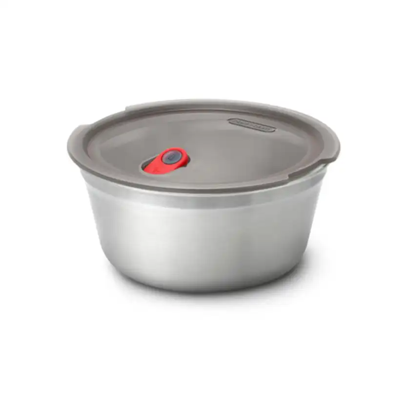 Matlåda Black+Blum Steel Bowl Large Grå/Röd