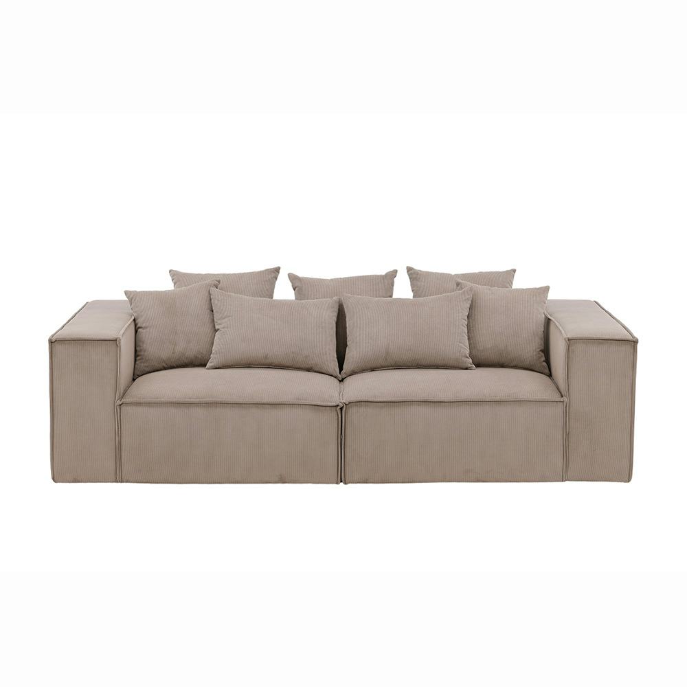 Soffa Vind Gillholmen Manchester Brun 3-Sits