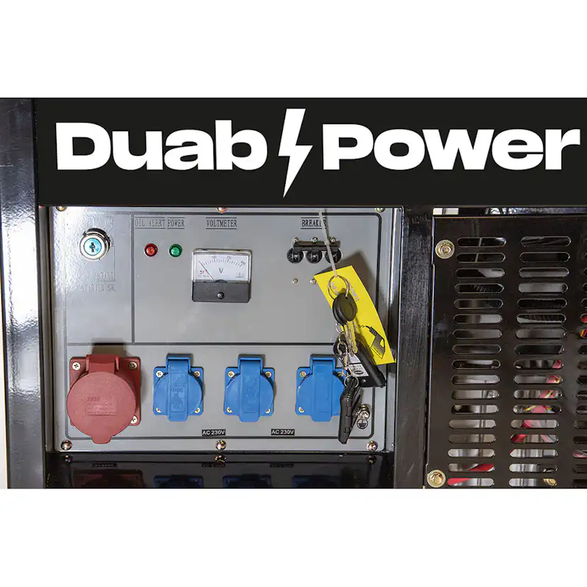Elverk Duab-Power MDG12-3 3-fas Diesel fjärrstart