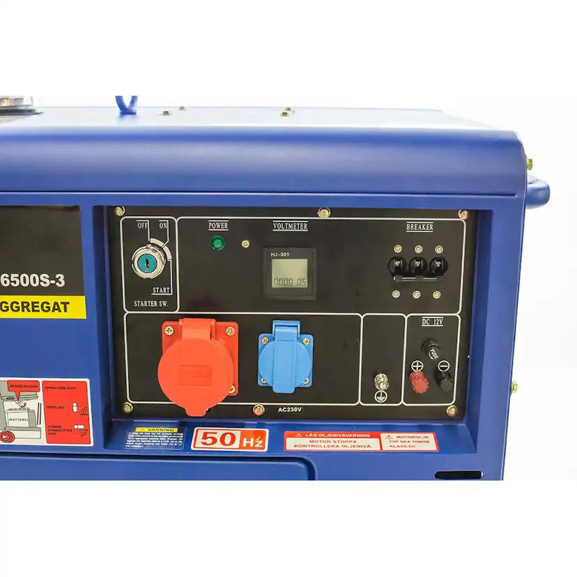 Elverk Duab-Power MDG6500S-3 3-fas Diesel tystgående