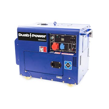 Elverk Duab-Power MDG6500S-3 3-fas Diesel tystgående