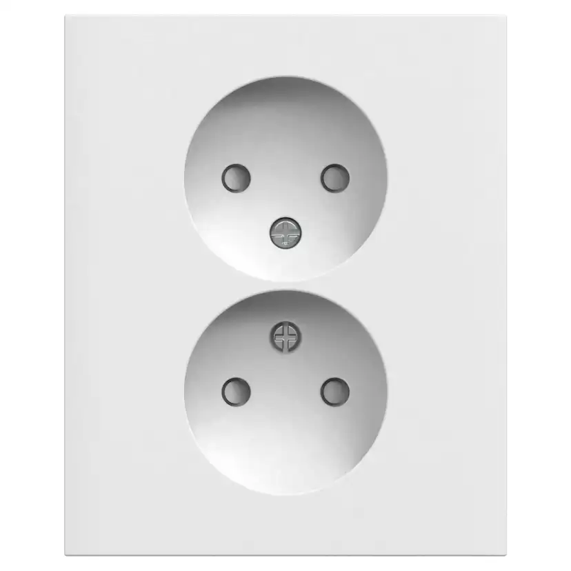 Vägguttag Gelia 2-vägs Infälld