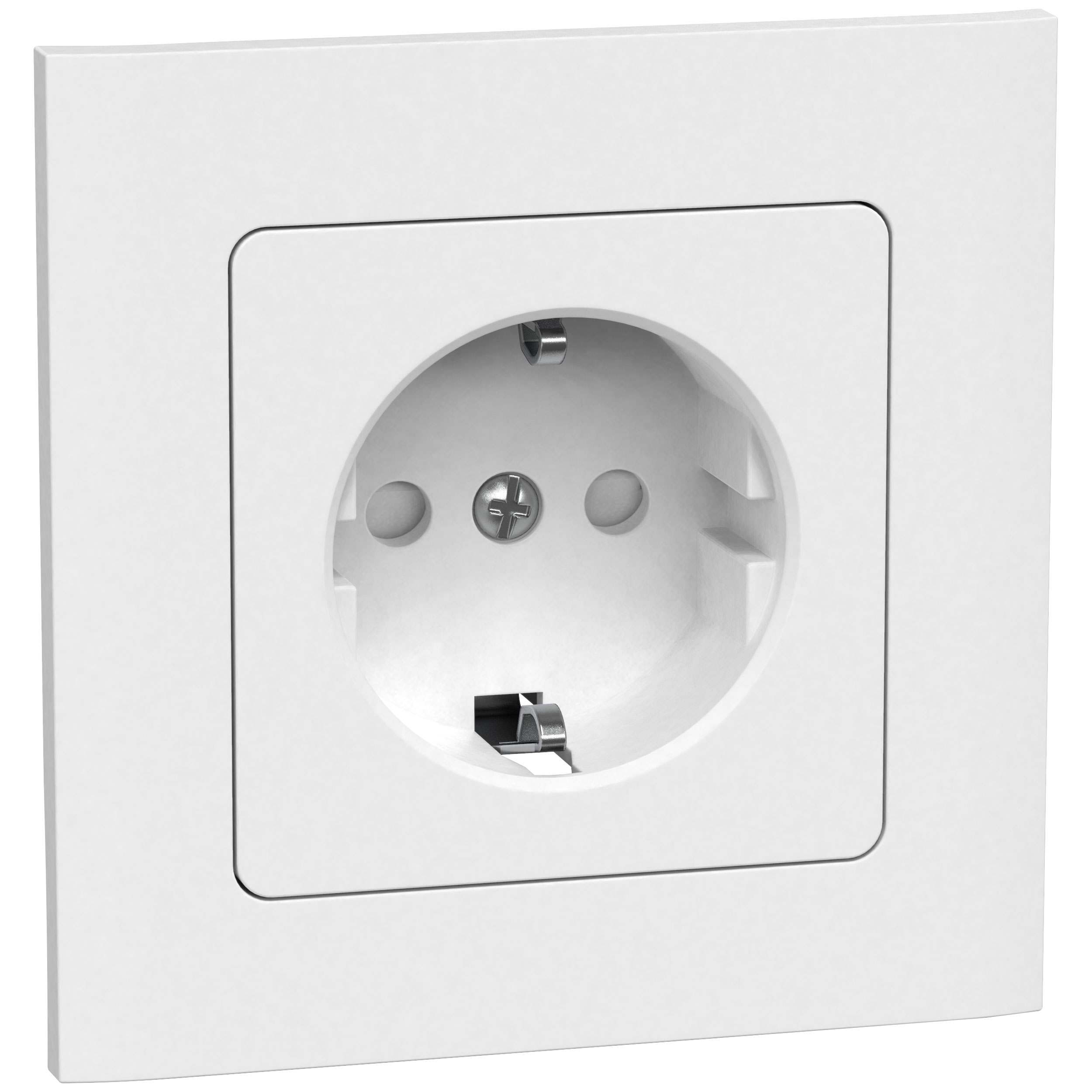 Vägguttag Gelia 1-vägs Infälld Jordat