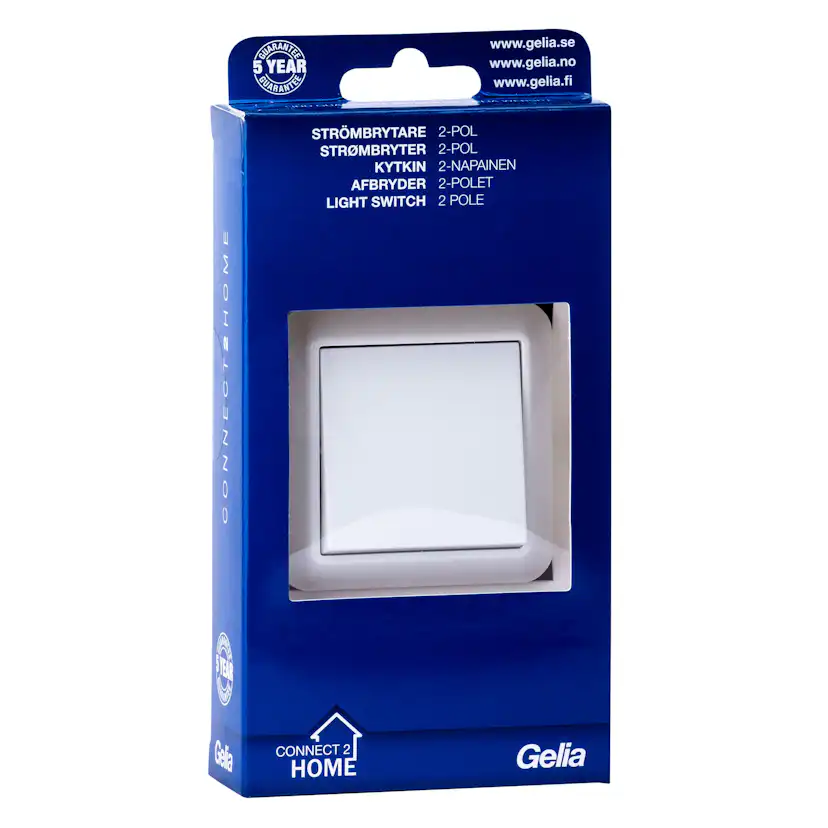 Strömbrytare Gelia Trapp 2-Pol