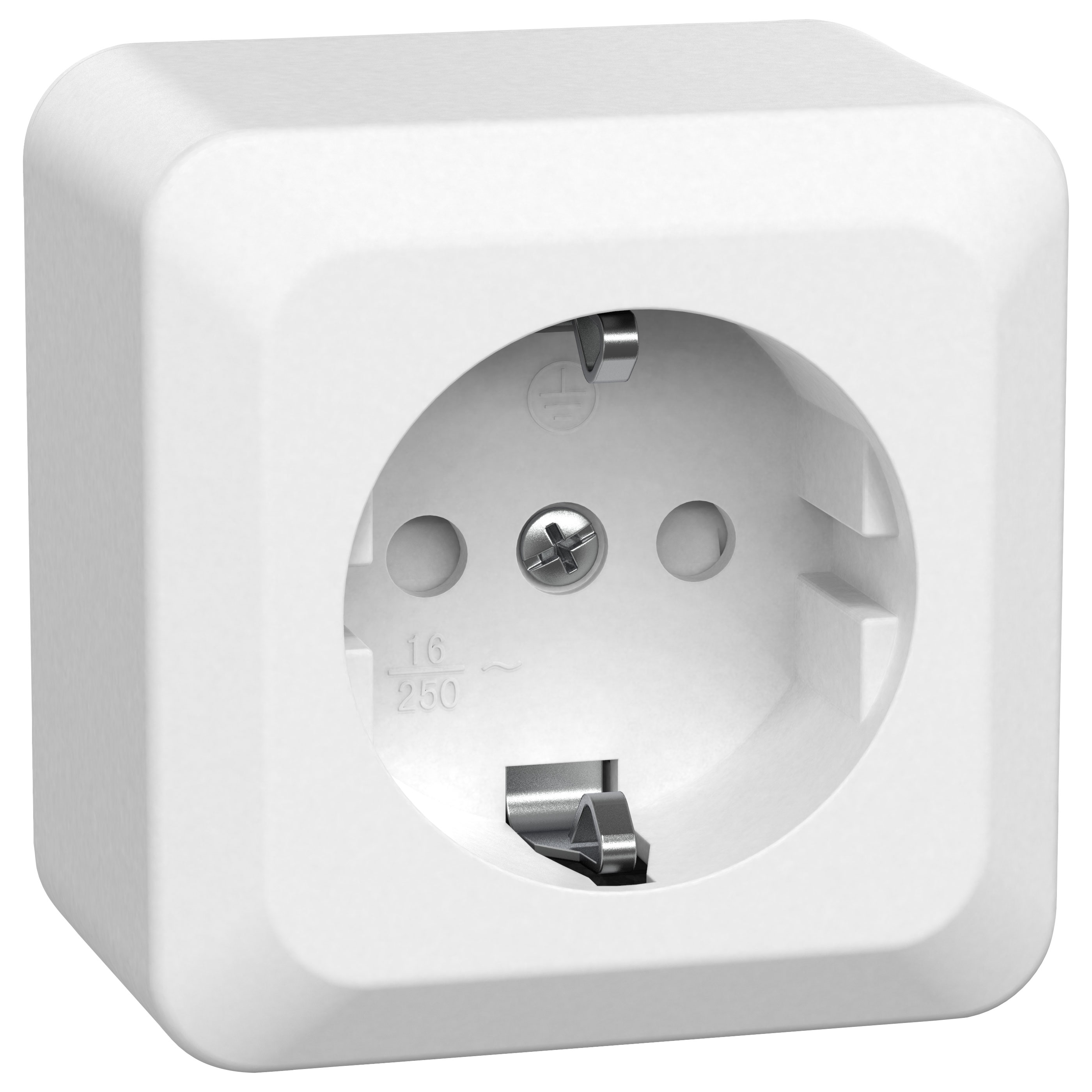 Vägguttag Gelia 1-vägs Jordat