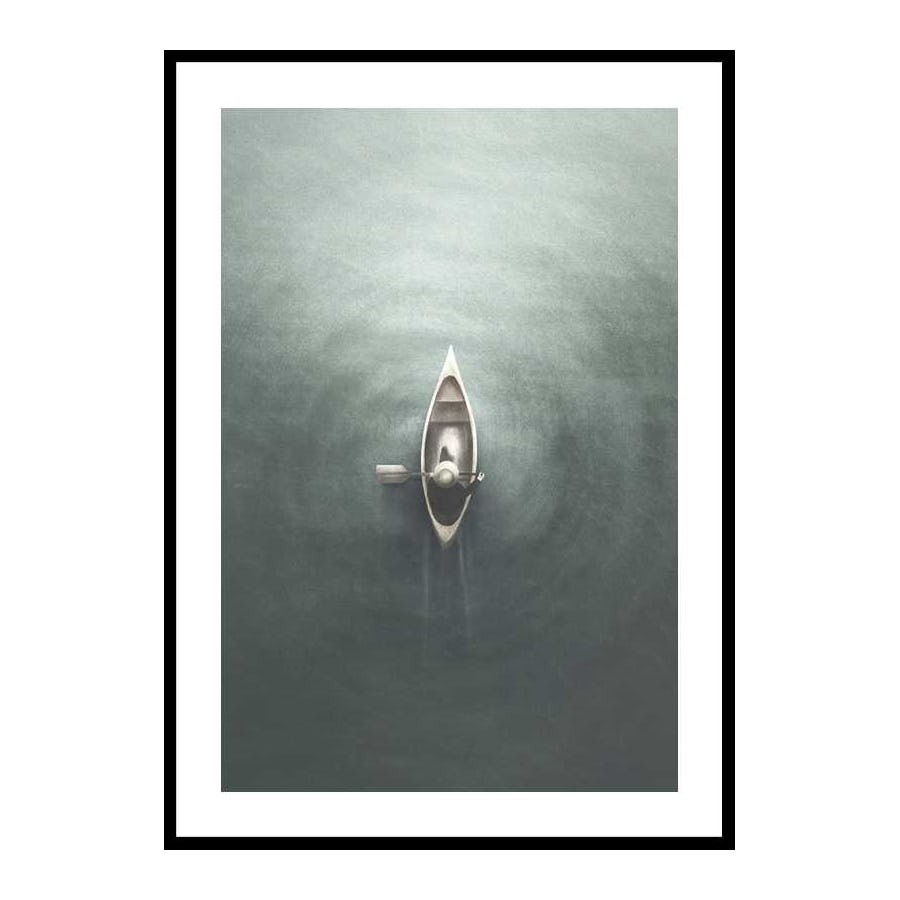 Poster Gallerix Aerial Canoe