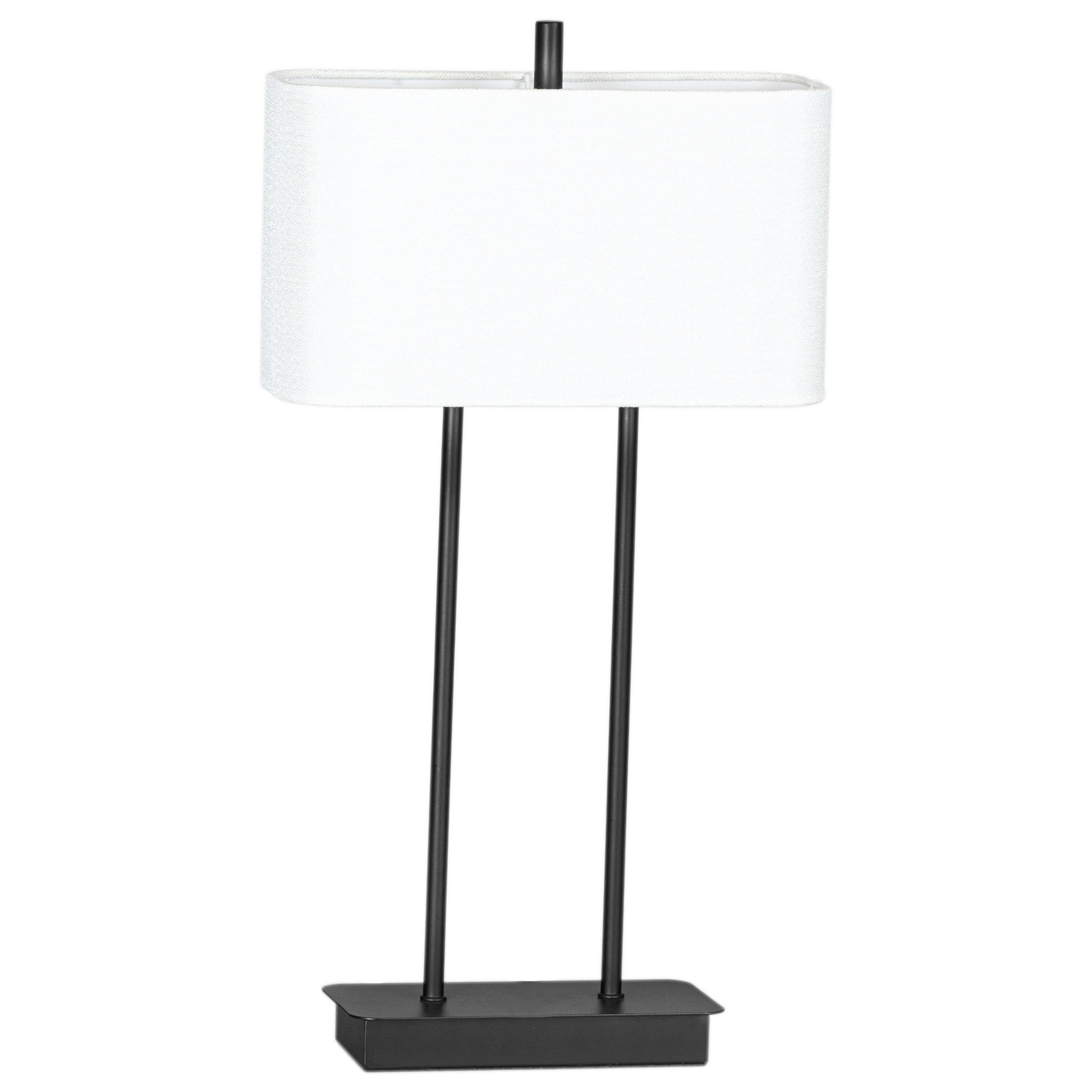 Bordslampa By Rydéns Luton H56 cm Svart/Vit