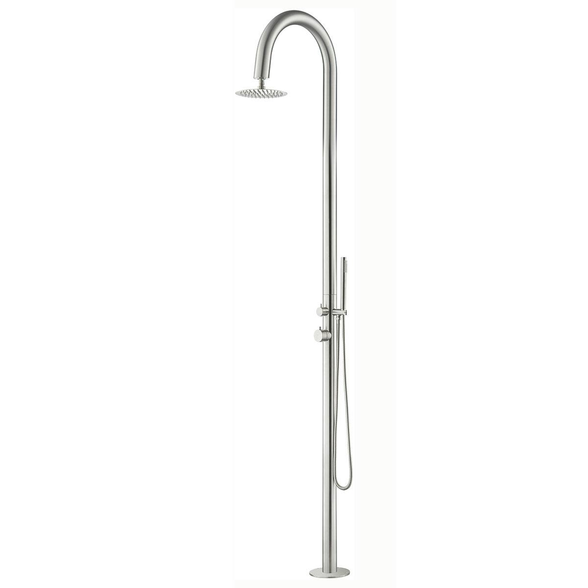 Utedusch Demerx Pure Classic Trädgårdsdusch med Takdusch & Duschhantag