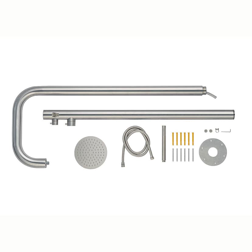 Utedusch Demerx Pure Extended Trädgårdsdusch med Takdusch & Duschhantag