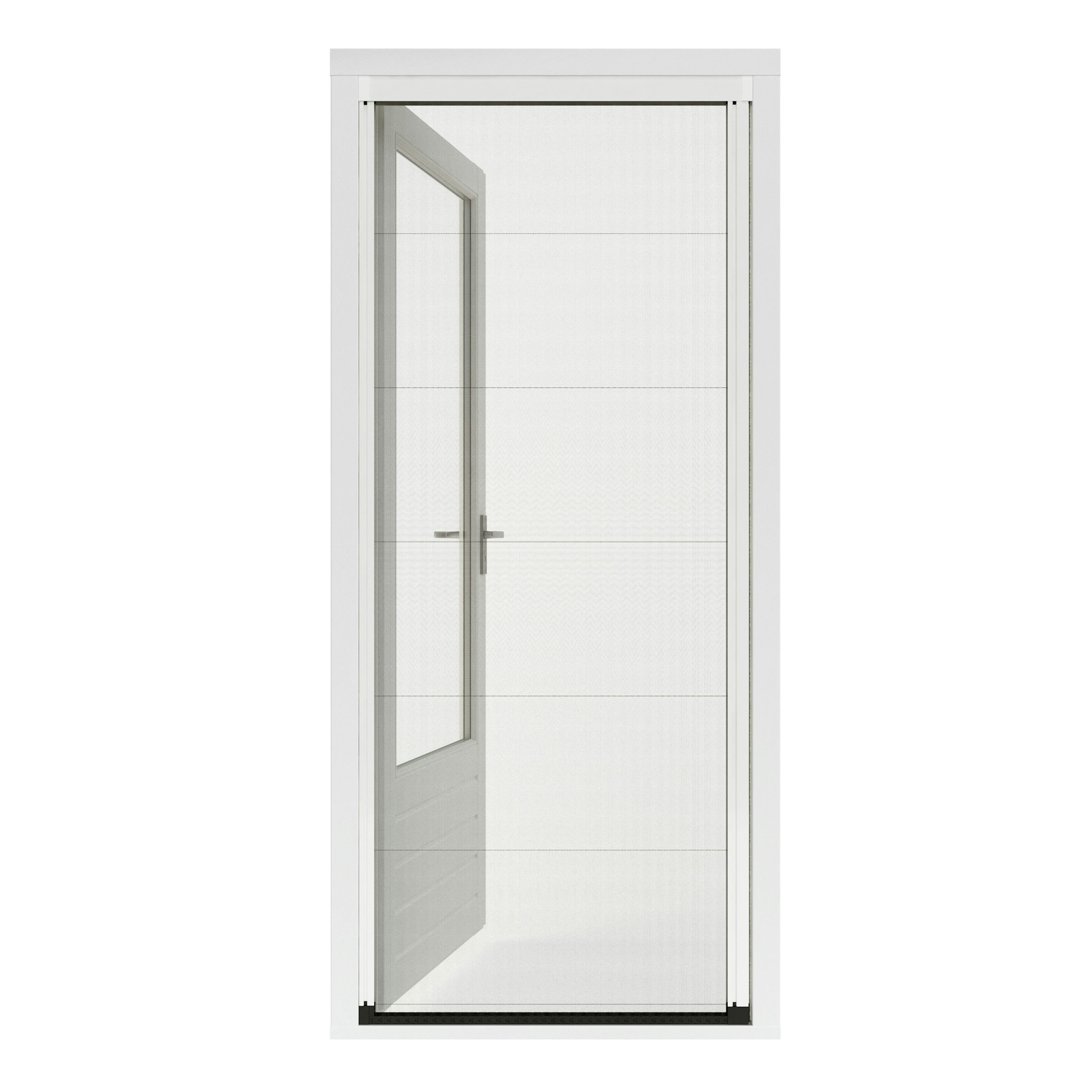 Insektsnät Lundbergs Plisserat Skjutdörr 960X2030-2060  mm Vit