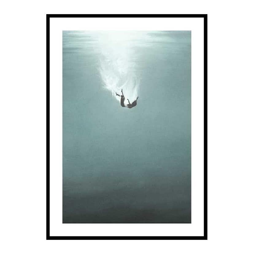 Poster Gallerix Falling Underwater