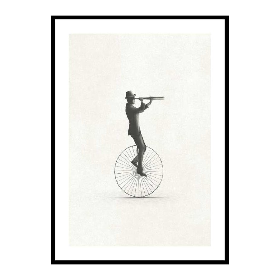 Poster Gallerix Retro Unicycle