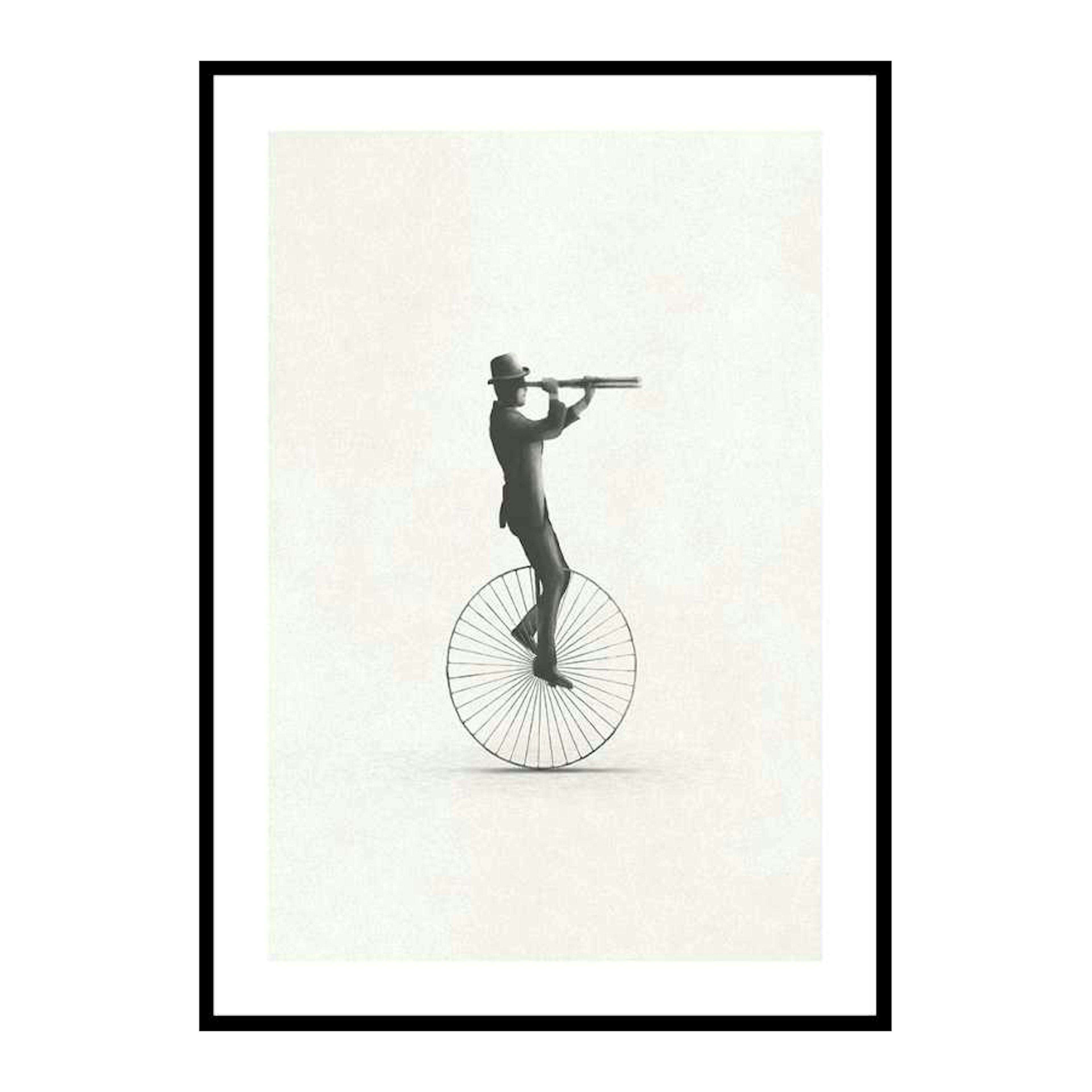 Poster Gallerix Retro Unicycle