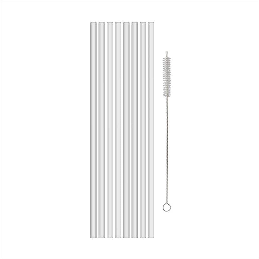 Sugrör Koziol Cheers Set Inkl Borste