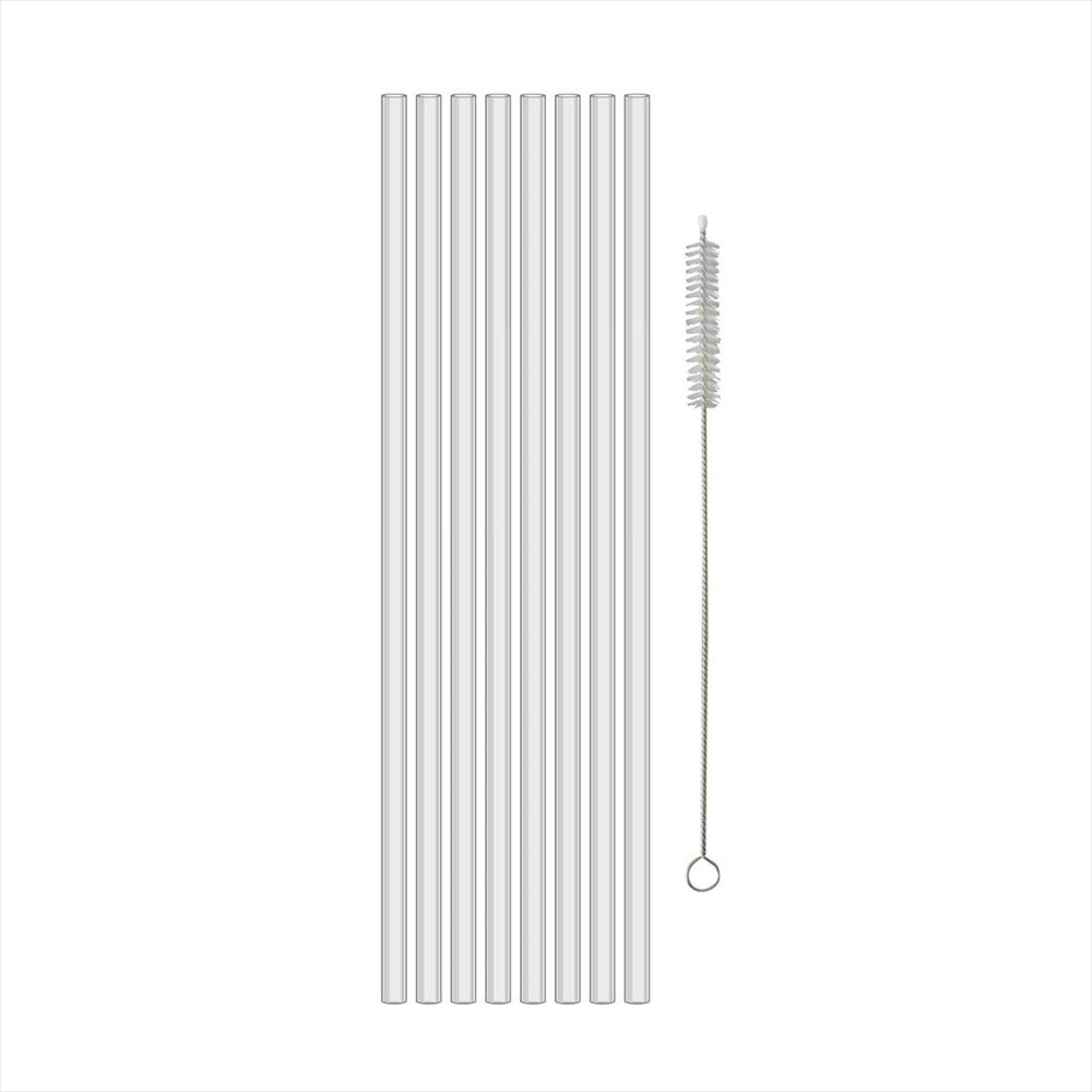 Sugrör Koziol Cheers Set Inkl Borste