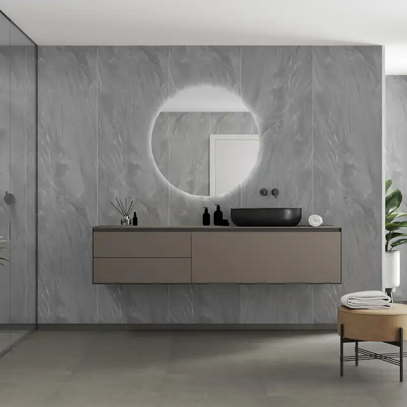 Våtrumsskiva Fibo 4009-M10 Grey Stone 10x620x2400 mm