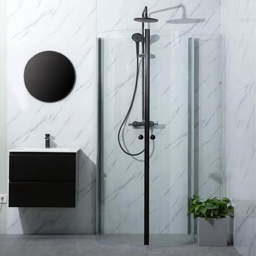 Duschhörn Bathlife Mitt svart