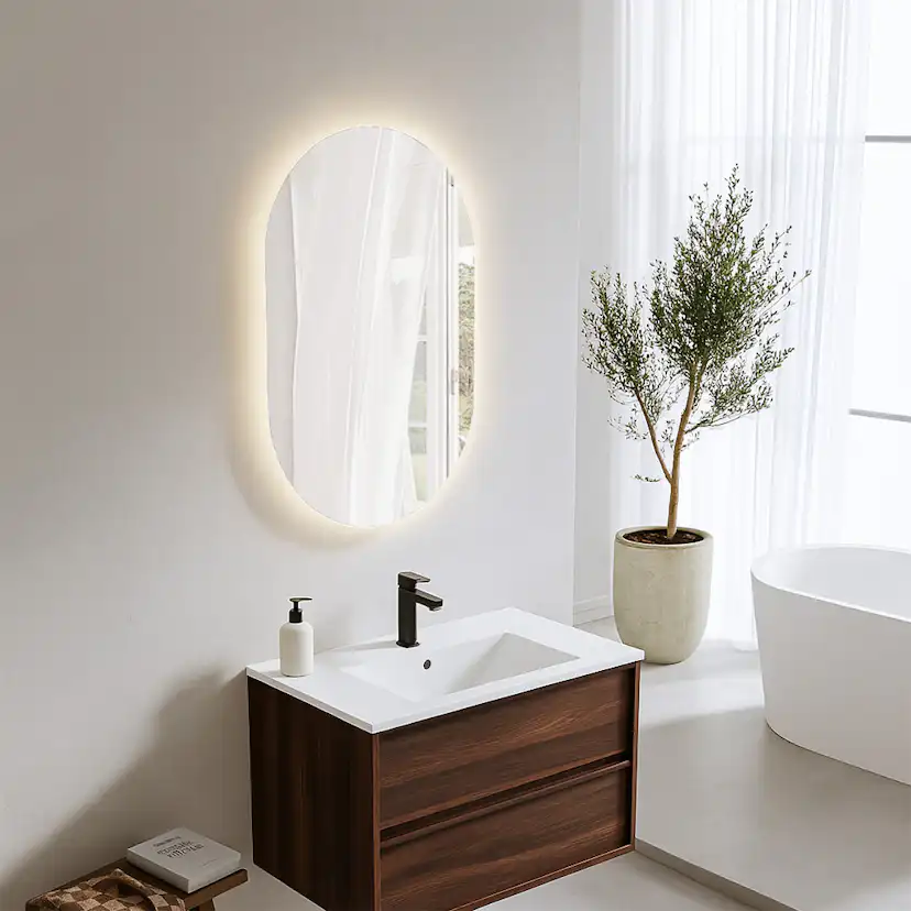 Spegel Bathlife Lyster Oval