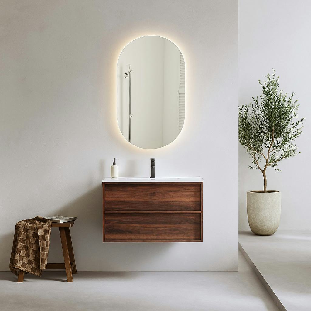 Spegel Bathlife Lyster Oval